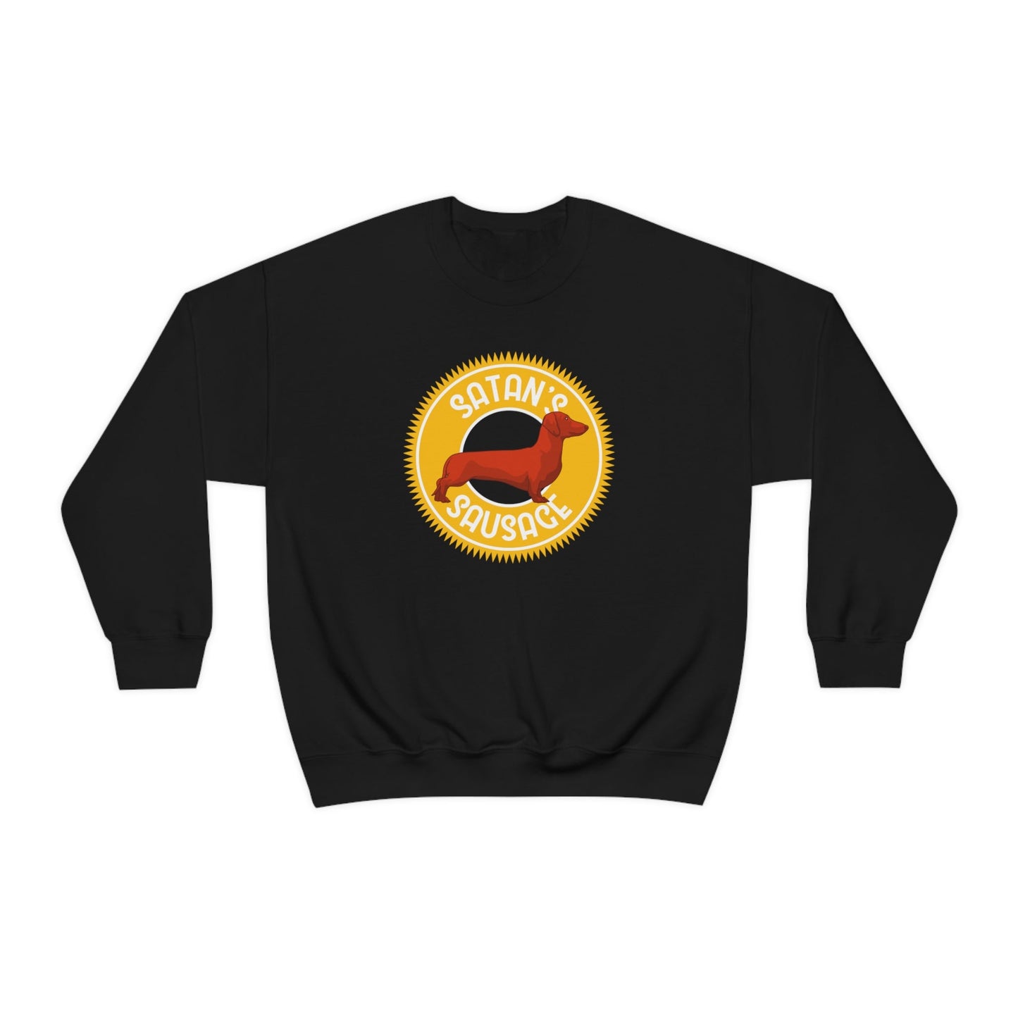 Satan's Sausage | Crewneck Sweatshirt - Detezi Designs-50449830008633107652