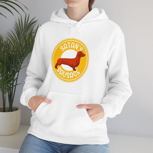 Satan's Sausage | Hooded Sweatshirt - Detezi Designs-16922645100916411342
