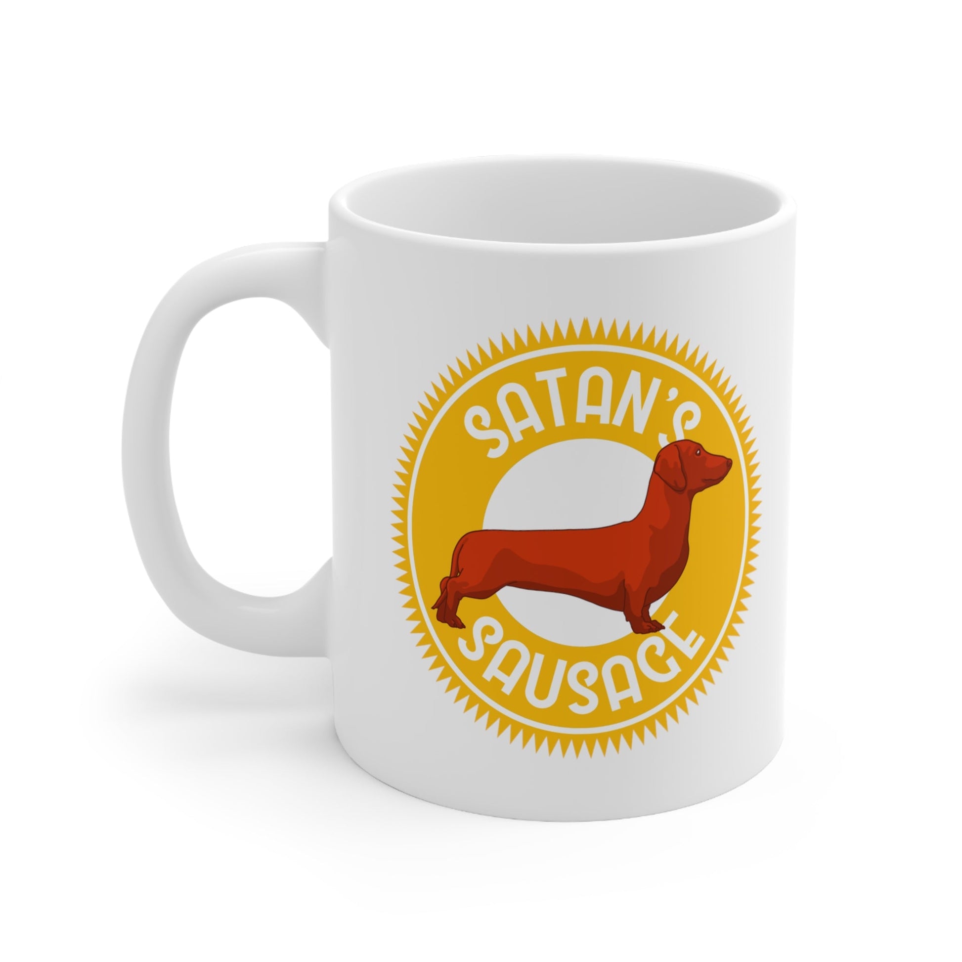 Satan's Sausage | Mug - Detezi Designs-81943230596211535000