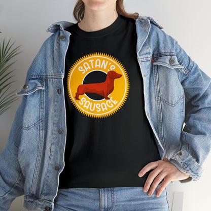 Satan's Sausage | T-shirt - Detezi Designs-25472375737199701038