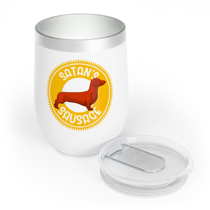 Satan's Sausage | Wine Tumbler - Detezi Designs-32034975855312721834