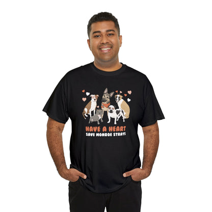 Save Monroe Strays | FUNDRAISER | T-shirt - Detezi Designs-12854407590754777258