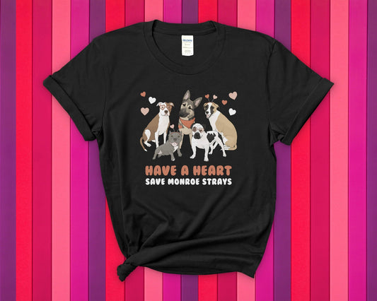 Save Monroe Strays | FUNDRAISER | T-shirt - Detezi Designs-23648622017896070165