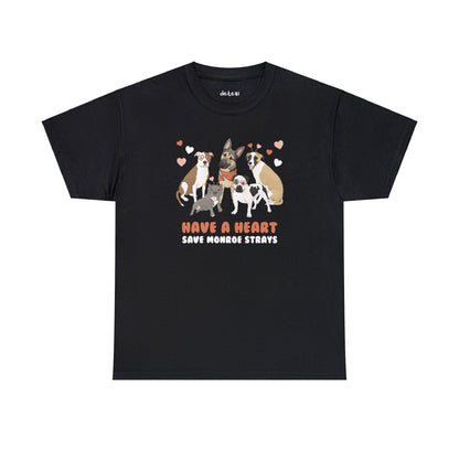Save Monroe Strays | FUNDRAISER | T-shirt - Detezi Designs-24284816895372126031
