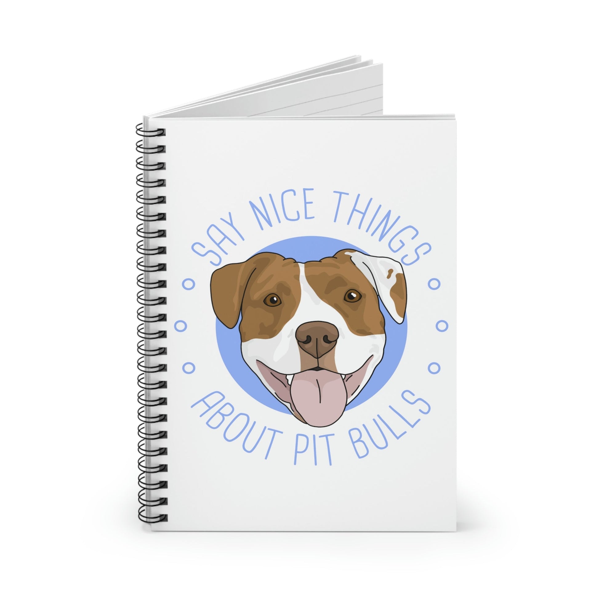 Say Nice Things About Pit Bulls | Notebook - Detezi Designs-32865508359570438822