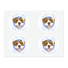 Load image into Gallery viewer, Say Nice Things About Pit Bulls | Sticker Sheets - Detezi Designs-71678694453996704455
