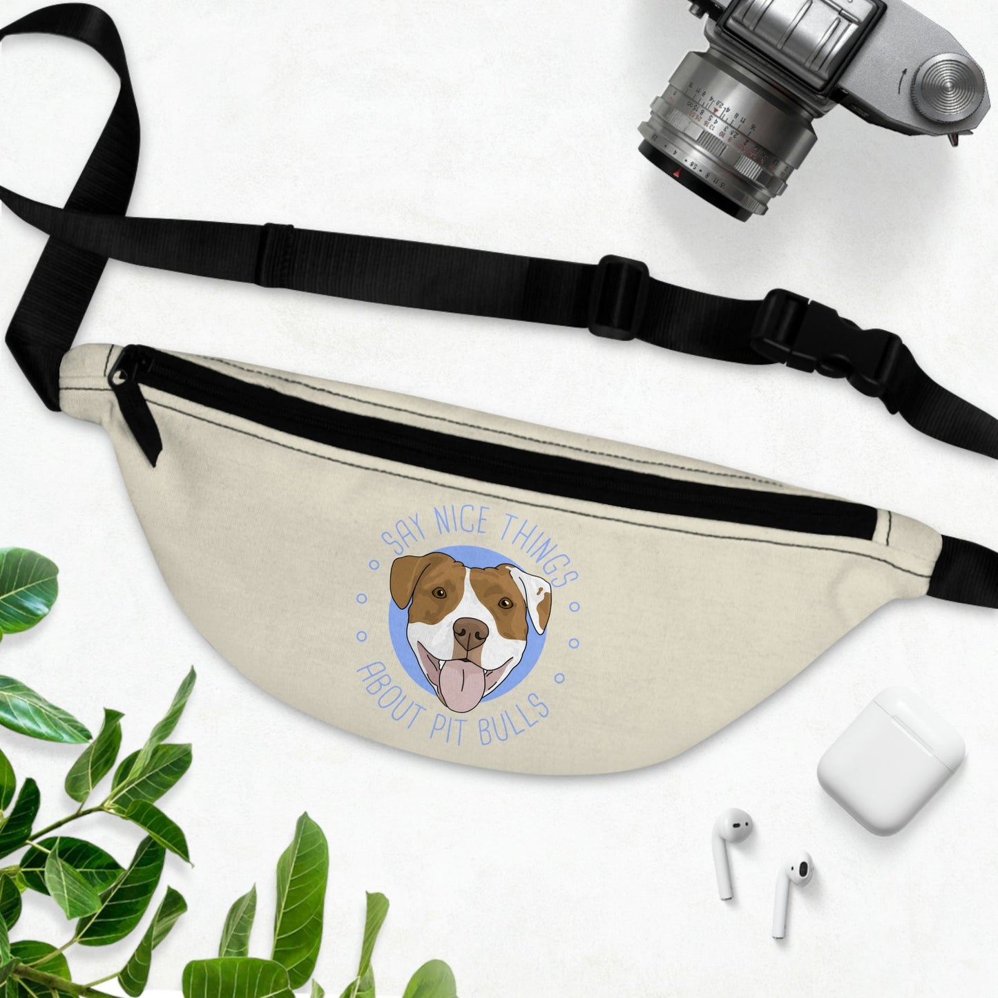 Say Nice Things About Pit Bulls | Treat Pouch - Detezi Designs-31479070605887741477