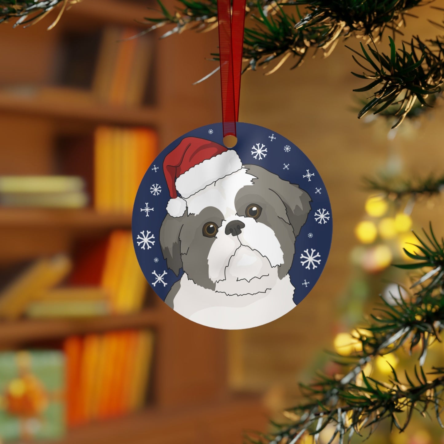 Shih Tzu | 2023 Holiday Ornament - Detezi Designs-23968495840107634514