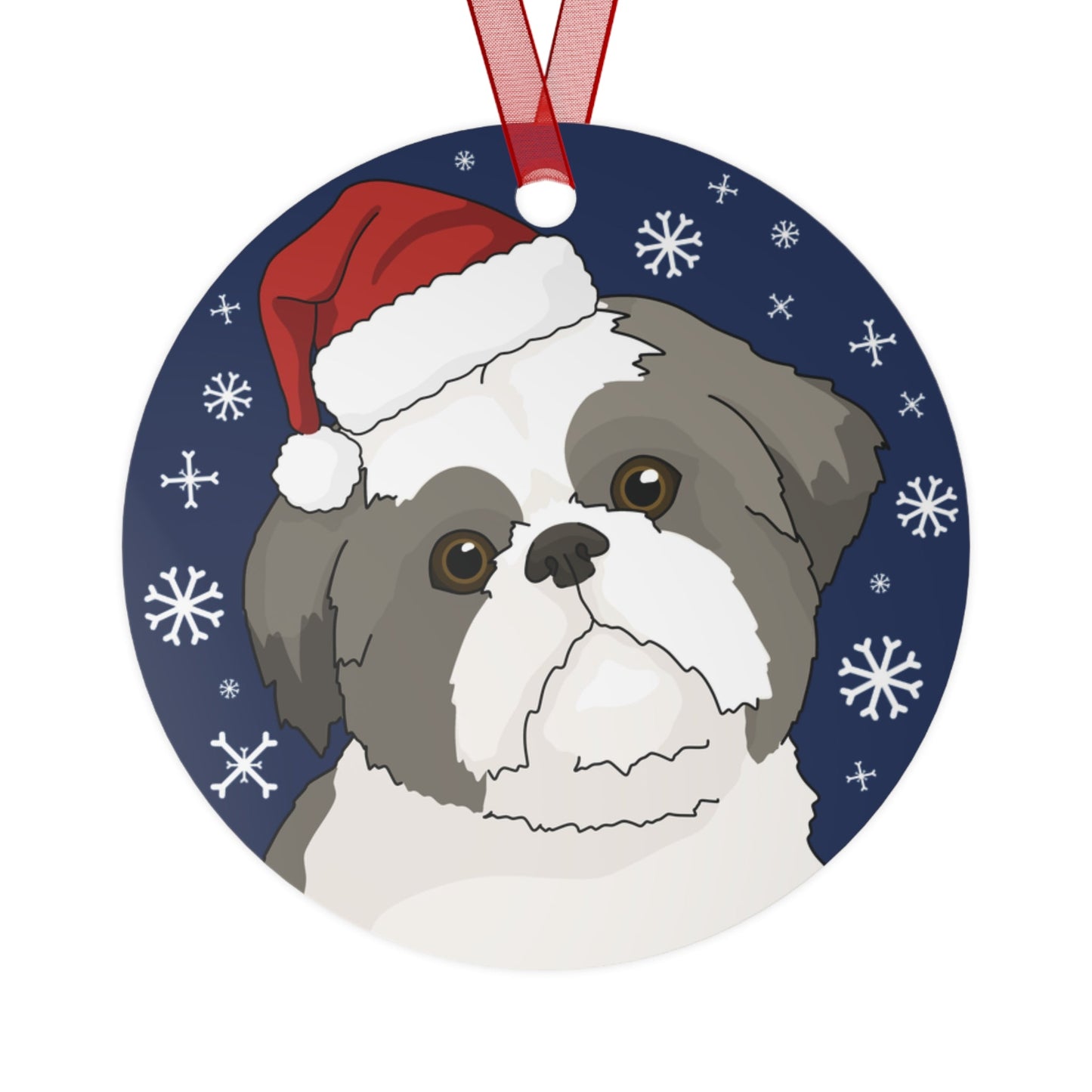 Shih Tzu | 2023 Holiday Ornament - Detezi Designs-23968495840107634514