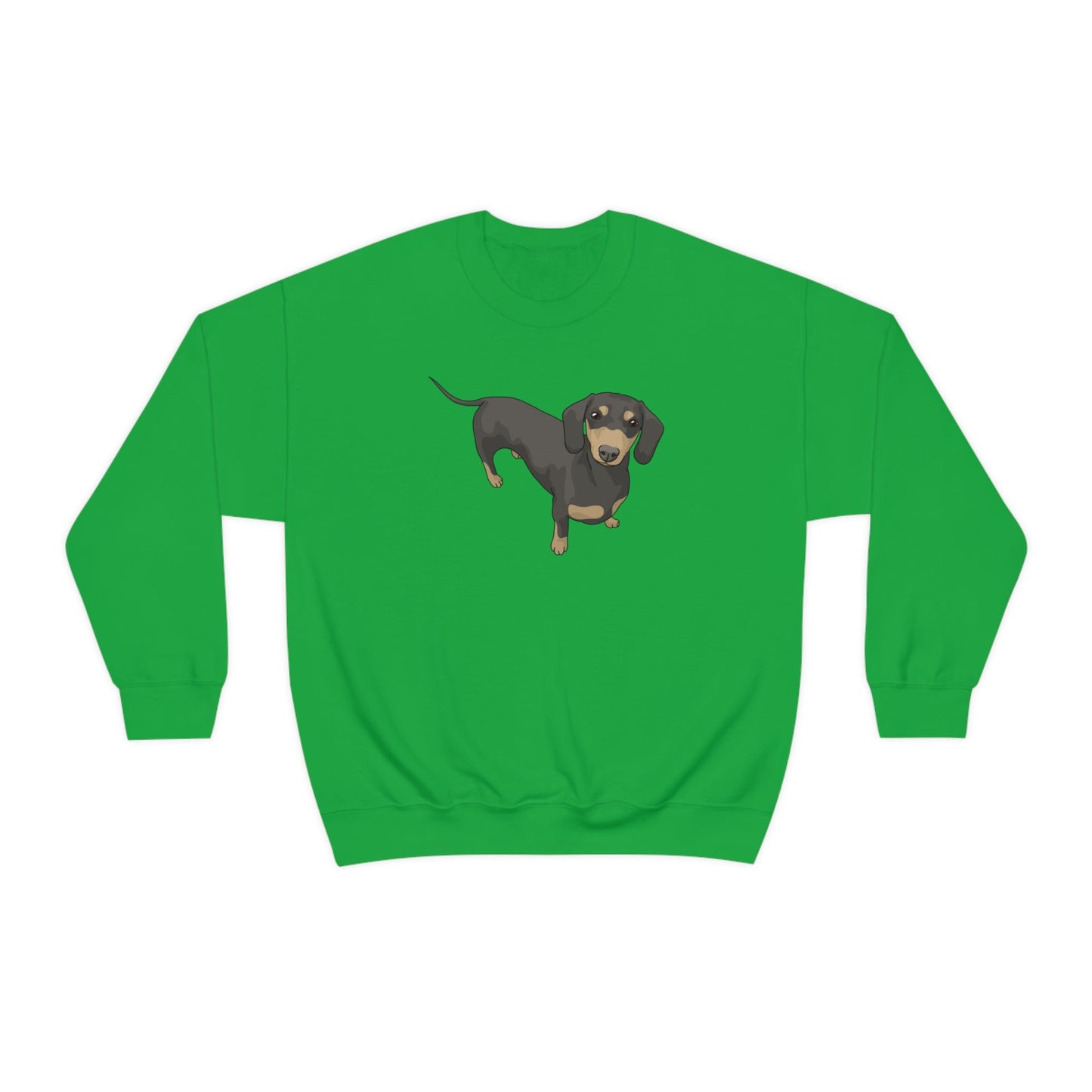 Short Hair Dachshund | Crewneck Sweatshirt - Detezi Designs-15530628743988939113