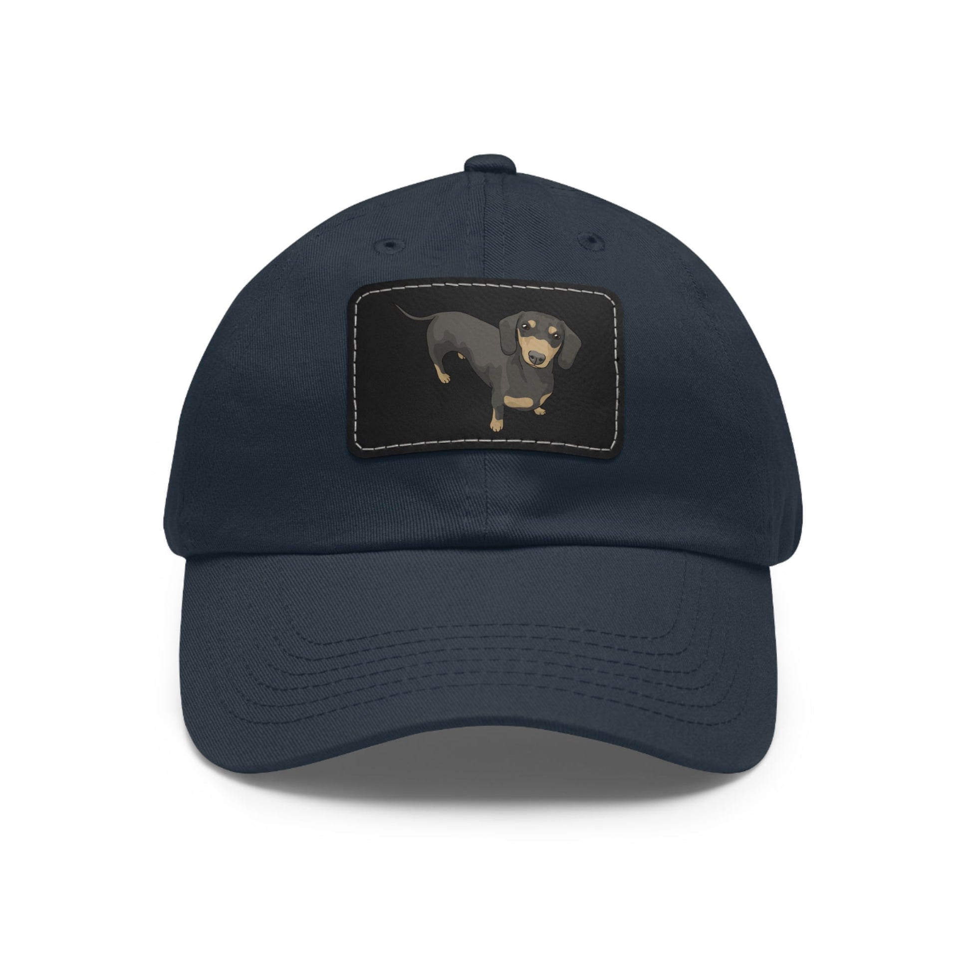 Short Hair Dachshund | Dad Hat - Detezi Designs-32610542502630123023