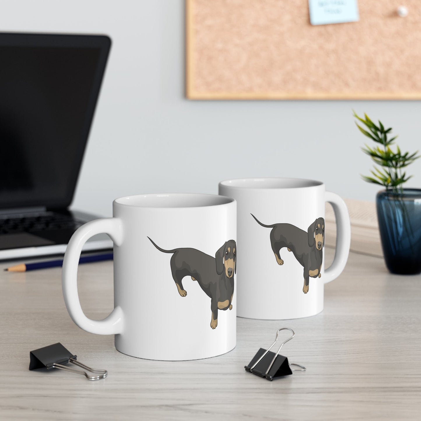 Short Hair Dachshund | Mug - Detezi Designs-13842603342909453182