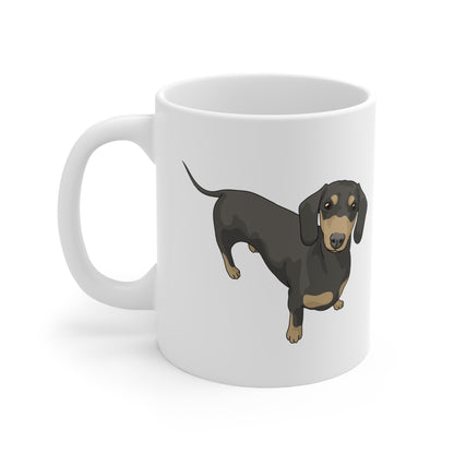 Short Hair Dachshund | Mug - Detezi Designs-13842603342909453182