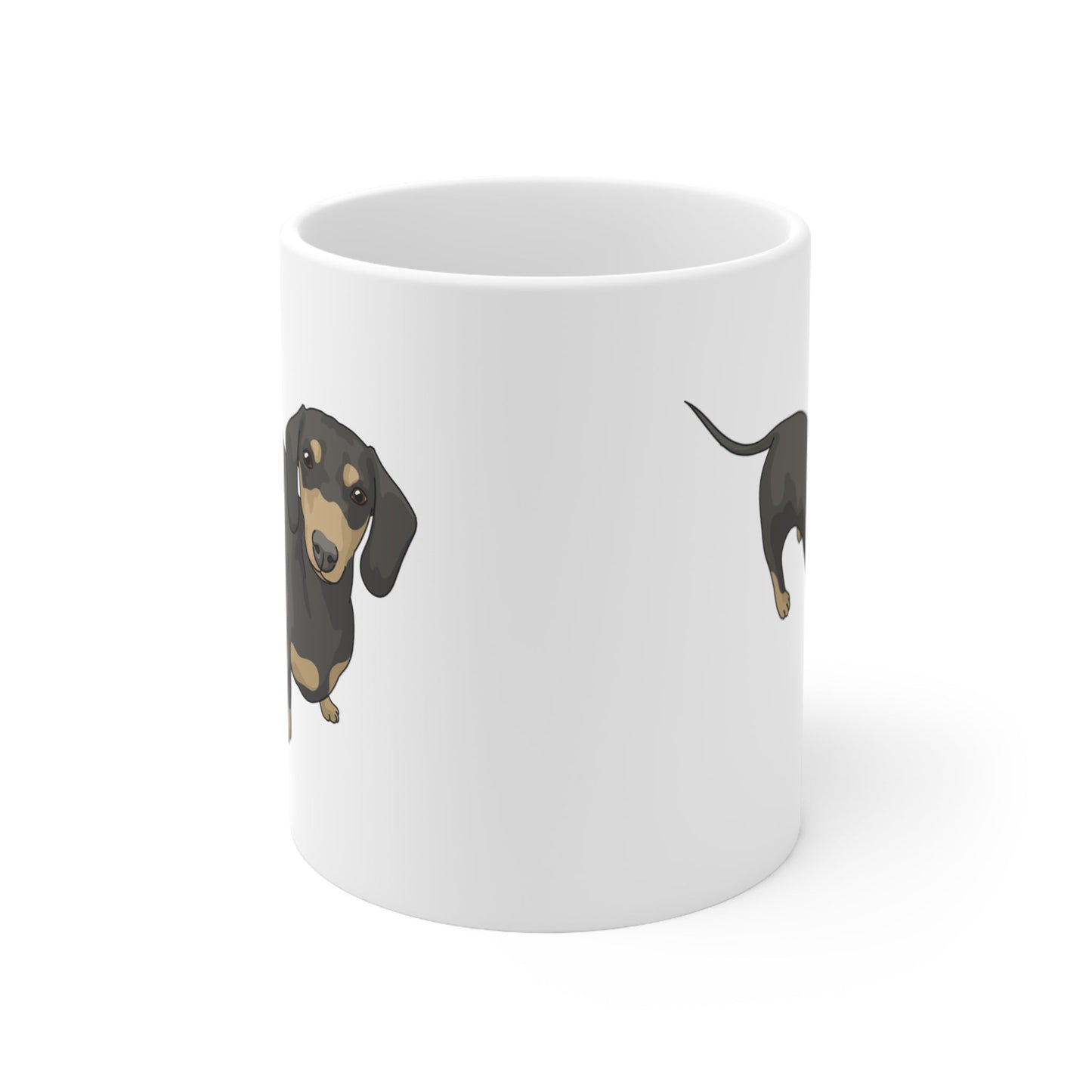 Short Hair Dachshund | Mug - Detezi Designs-13842603342909453182