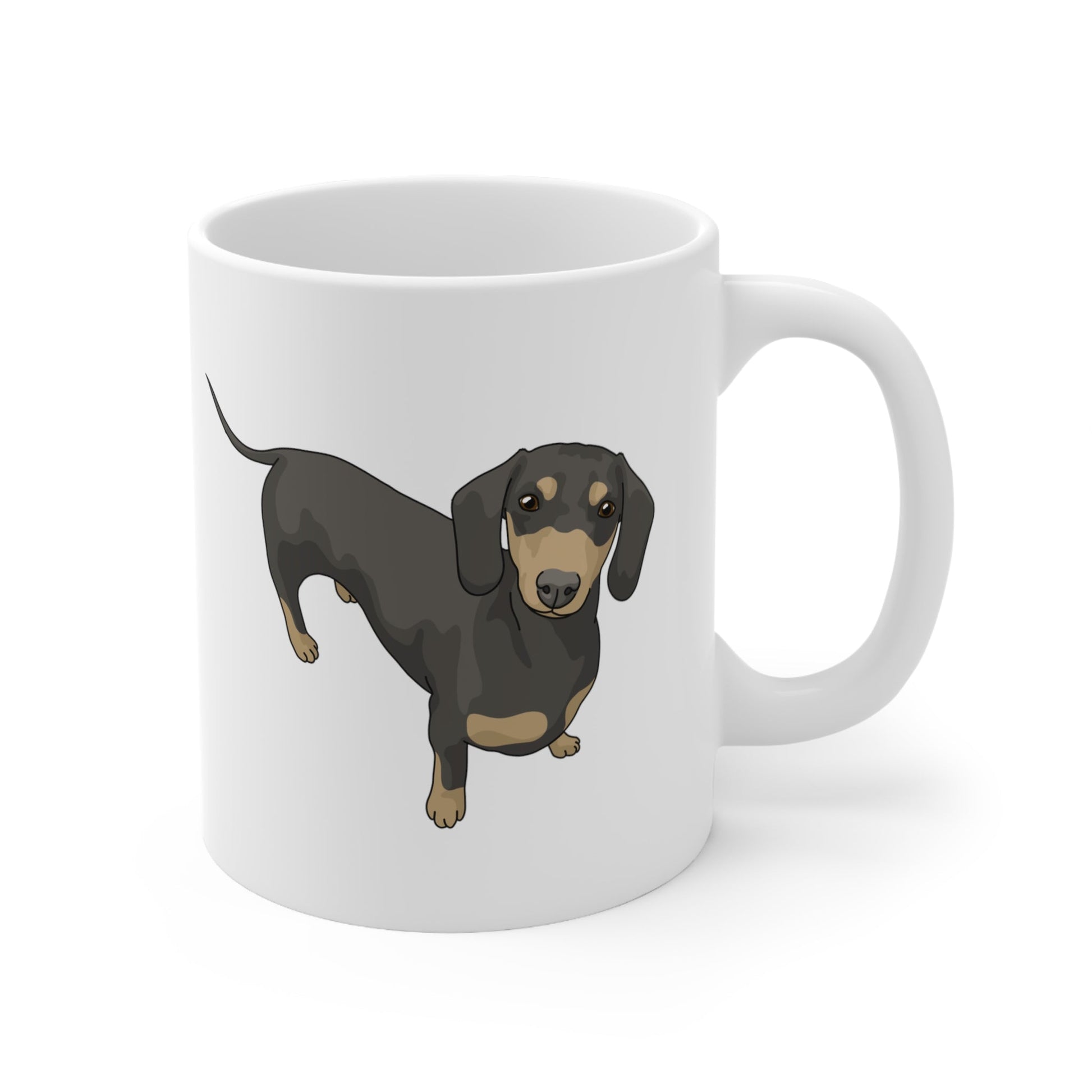 Short Hair Dachshund | Mug - Detezi Designs-13842603342909453182