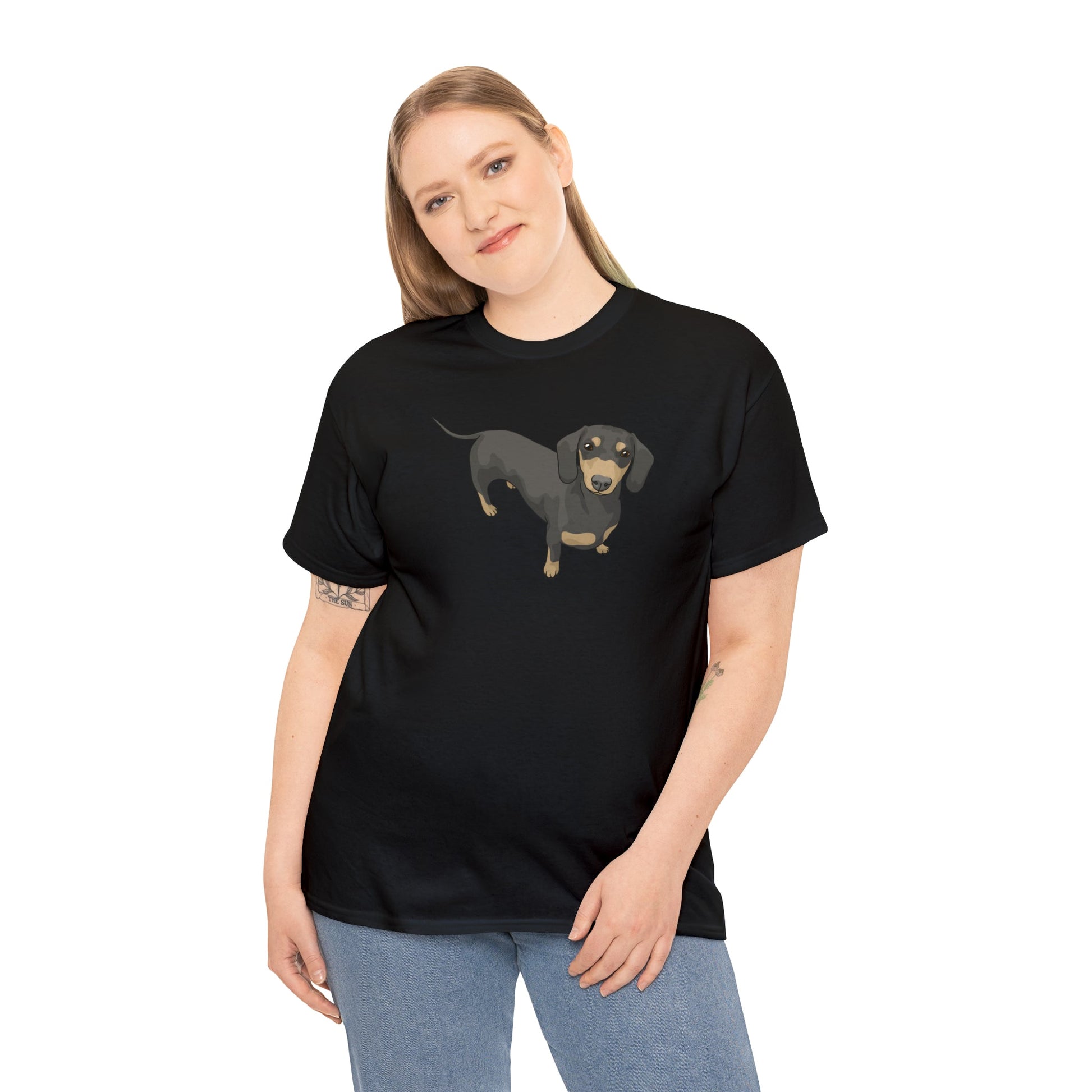 Short Hair Dachshund | T-shirt - Detezi Designs-76375102107623797133