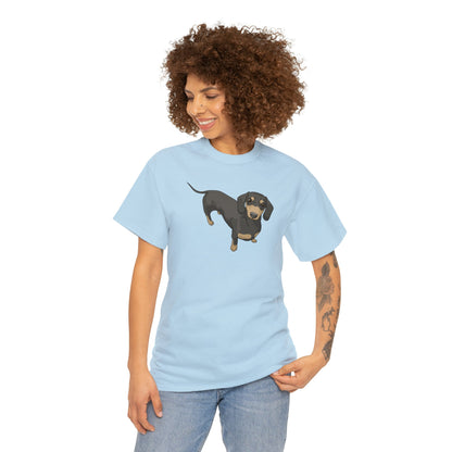 Short Hair Dachshund | T-shirt - Detezi Designs-76375102107623797133