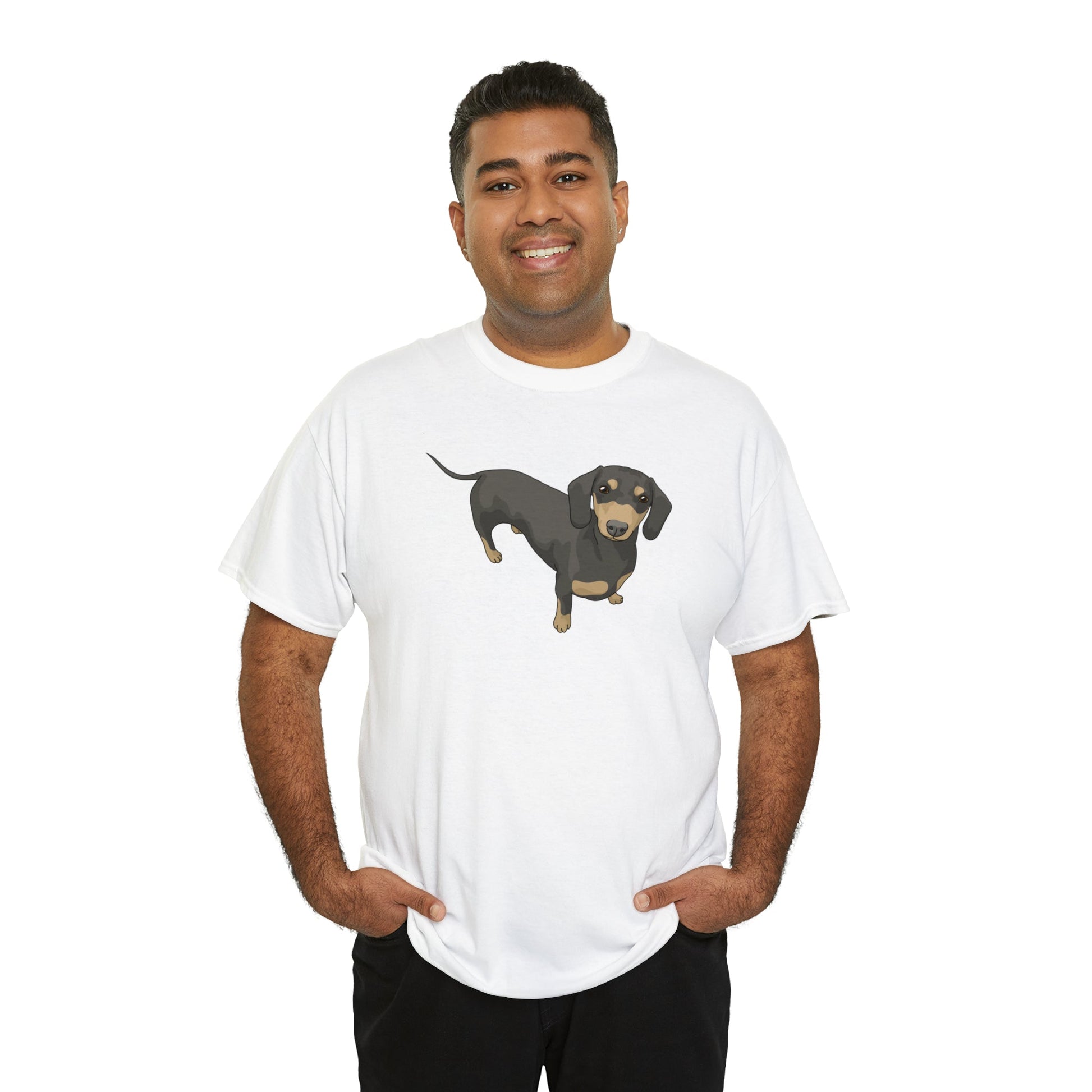 Short Hair Dachshund | T-shirt - Detezi Designs-76375102107623797133