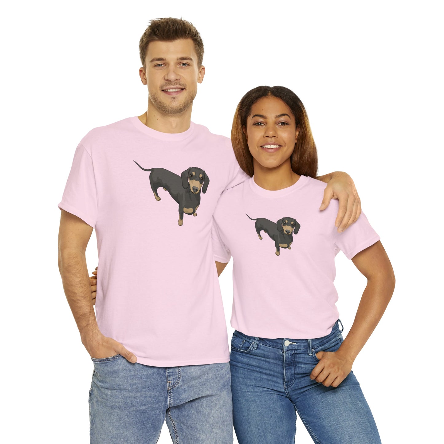 Short Hair Dachshund | T-shirt - Detezi Designs-76375102107623797133