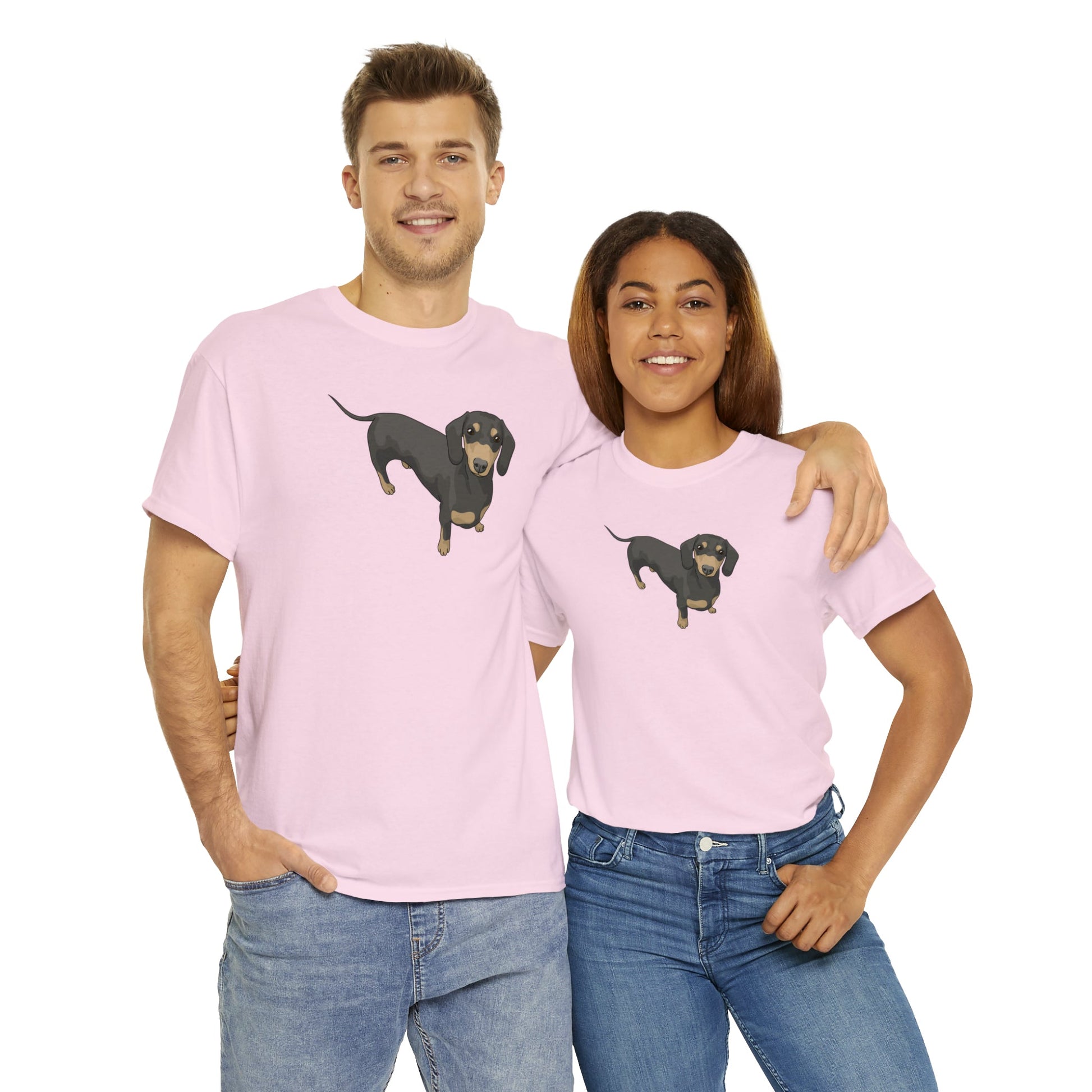 Short Hair Dachshund | T-shirt - Detezi Designs-76375102107623797133