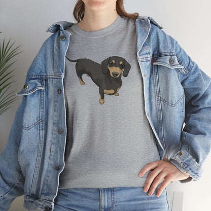 Short Hair Dachshund | T-shirt - Detezi Designs-76375102107623797133