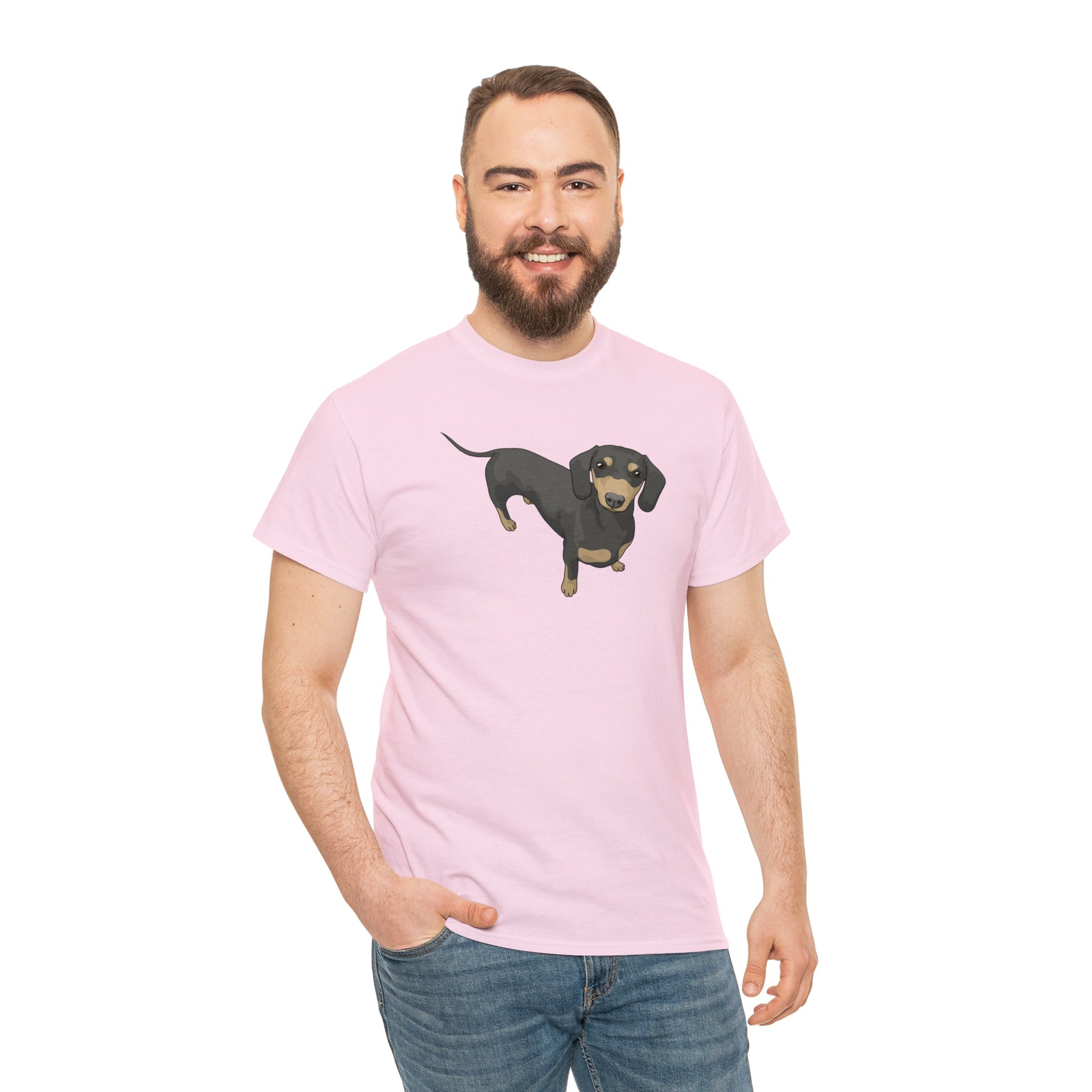 Short Hair Dachshund | T-shirt - Detezi Designs-76375102107623797133