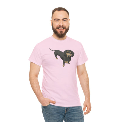 Short Hair Dachshund | T-shirt - Detezi Designs-76375102107623797133