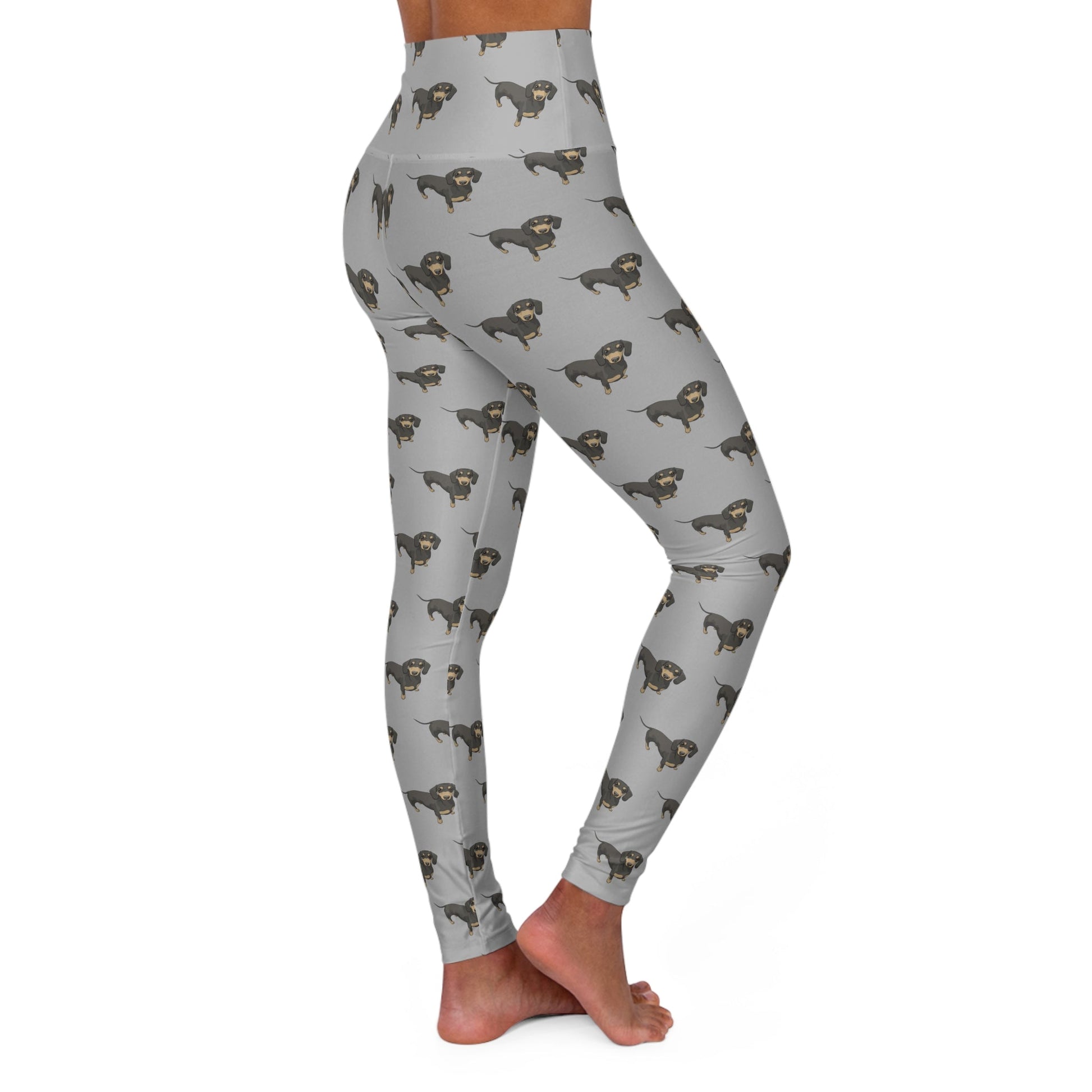 Short Hair Dachshunds | Leggings - Detezi Designs-13121447366039093585