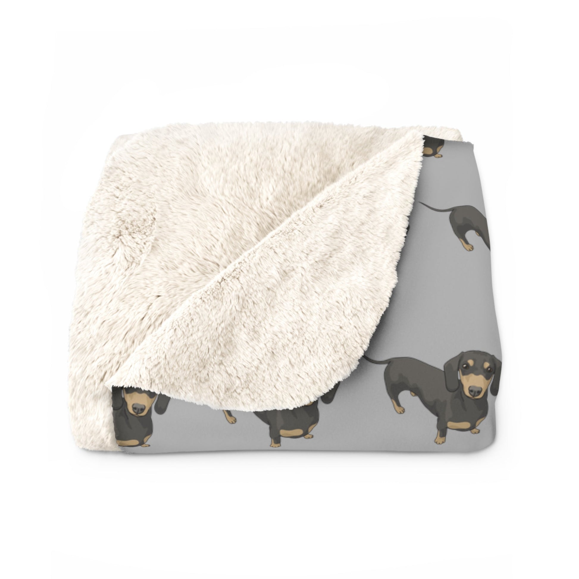 Short Hair Dachshunds | Sherpa Fleece Blanket - Detezi Designs-14917236451919868207