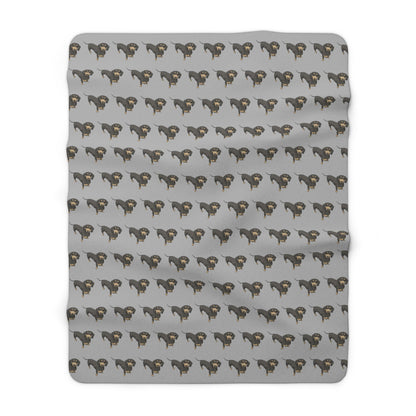 Short Hair Dachshunds | Sherpa Fleece Blanket - Detezi Designs-27210011196830900622