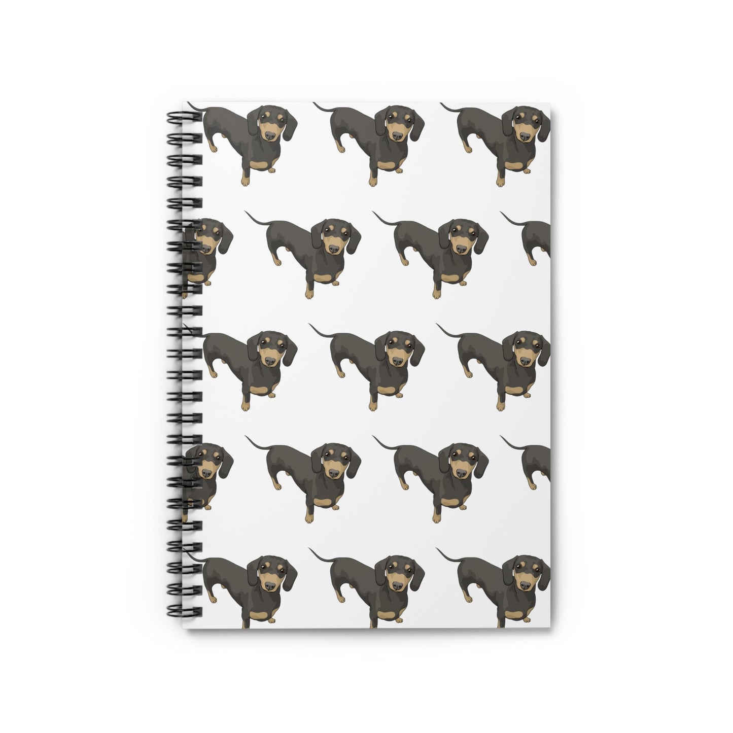 Short Hair Dachshunds | Spiral Notebook - Detezi Designs-72731340994725595208