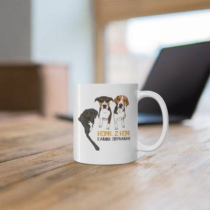Sirius, Sam, & Ella | FUNDRAISER for Home 2 Home Canine Orphanage | 11oz Mug - Detezi Designs-17728730638722284864