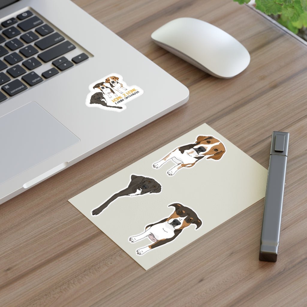 Sirius, Sam, & Ella | FUNDRAISER for Home 2 Home Canine Orphanage | Sticker Sheets - Detezi Designs-39010251664453333355