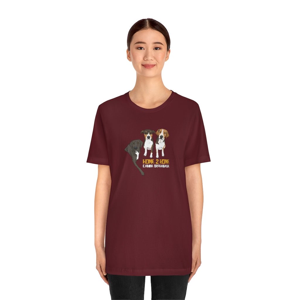 Sirius, Sam, & Ella | FUNDRAISER for Home 2 Home Canine Orphanage | T-shirt - Detezi Designs-10847423723212826484