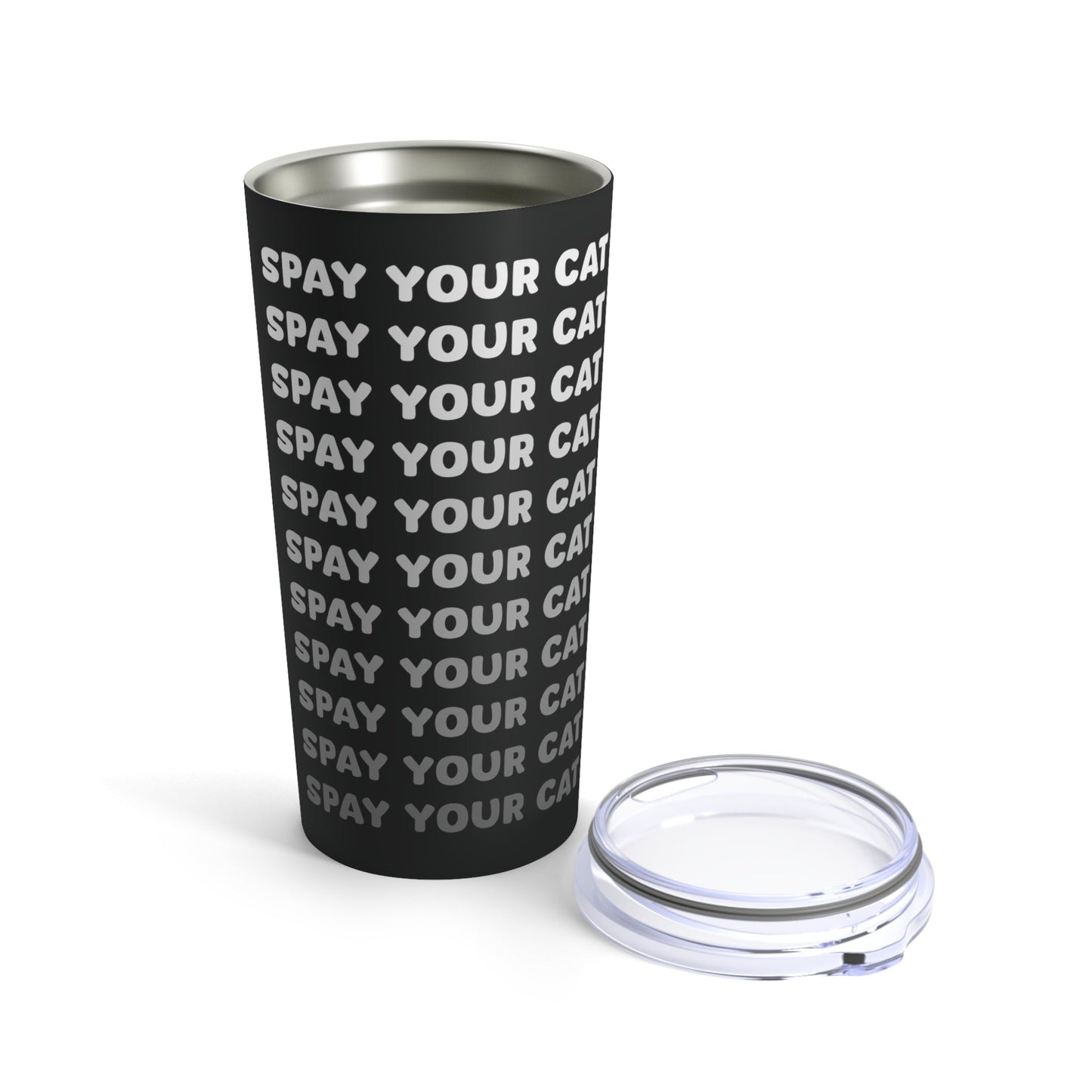 Spay Your Cat | Echo Text | Tumbler - Detezi Designs-26615539515607209008