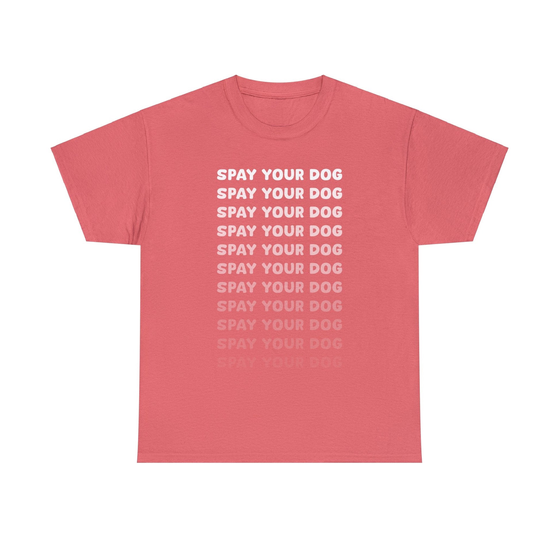 Spay Your Dog | Echo Text | Unisex T-shirt - Detezi Designs-28385123983271224822