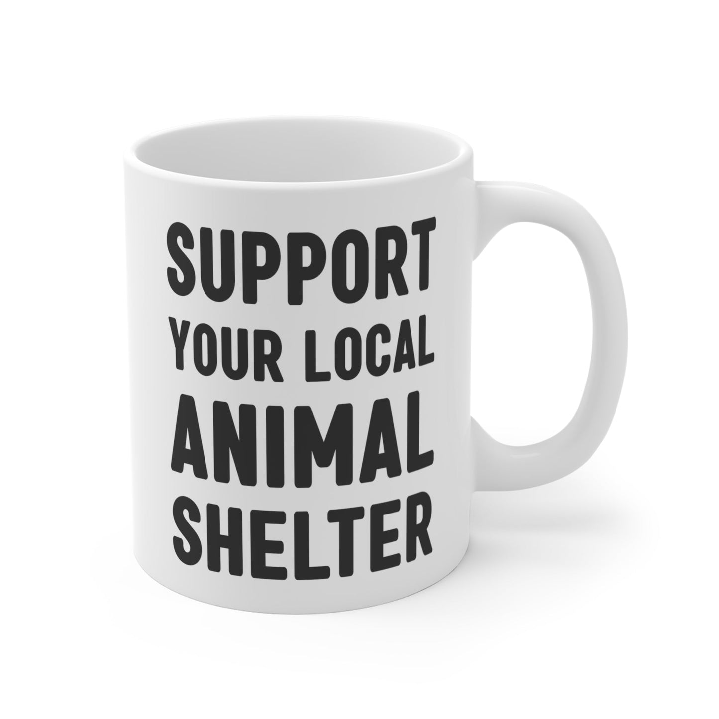 Support Your Local Animal Shelter | Mug - Detezi Designs-10080092771501705351