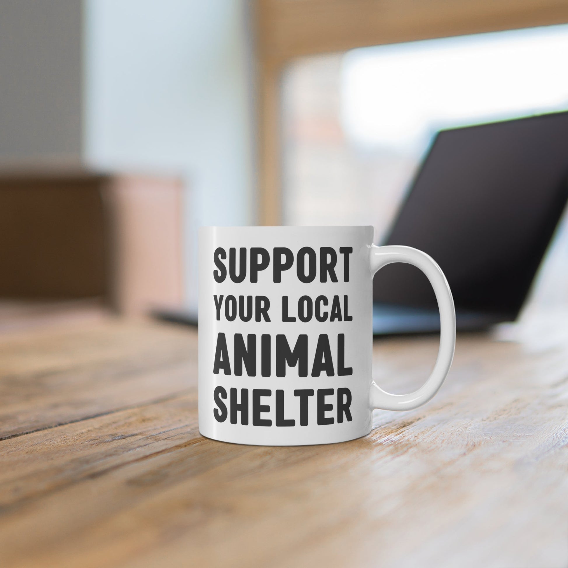 Support Your Local Animal Shelter | Mug - Detezi Designs-10080092771501705351