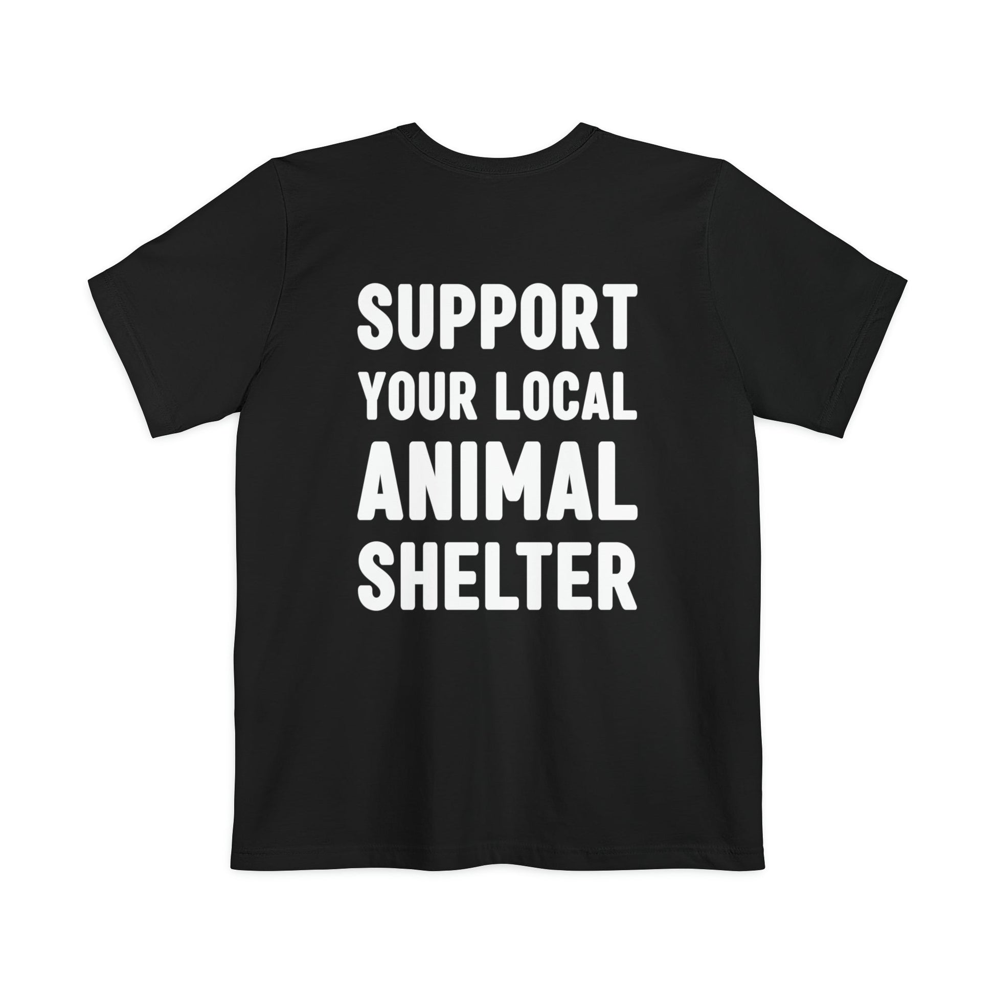 Support Your Local Animal Shelter | Pocket T-shirt - Detezi Designs-17312035957702421038