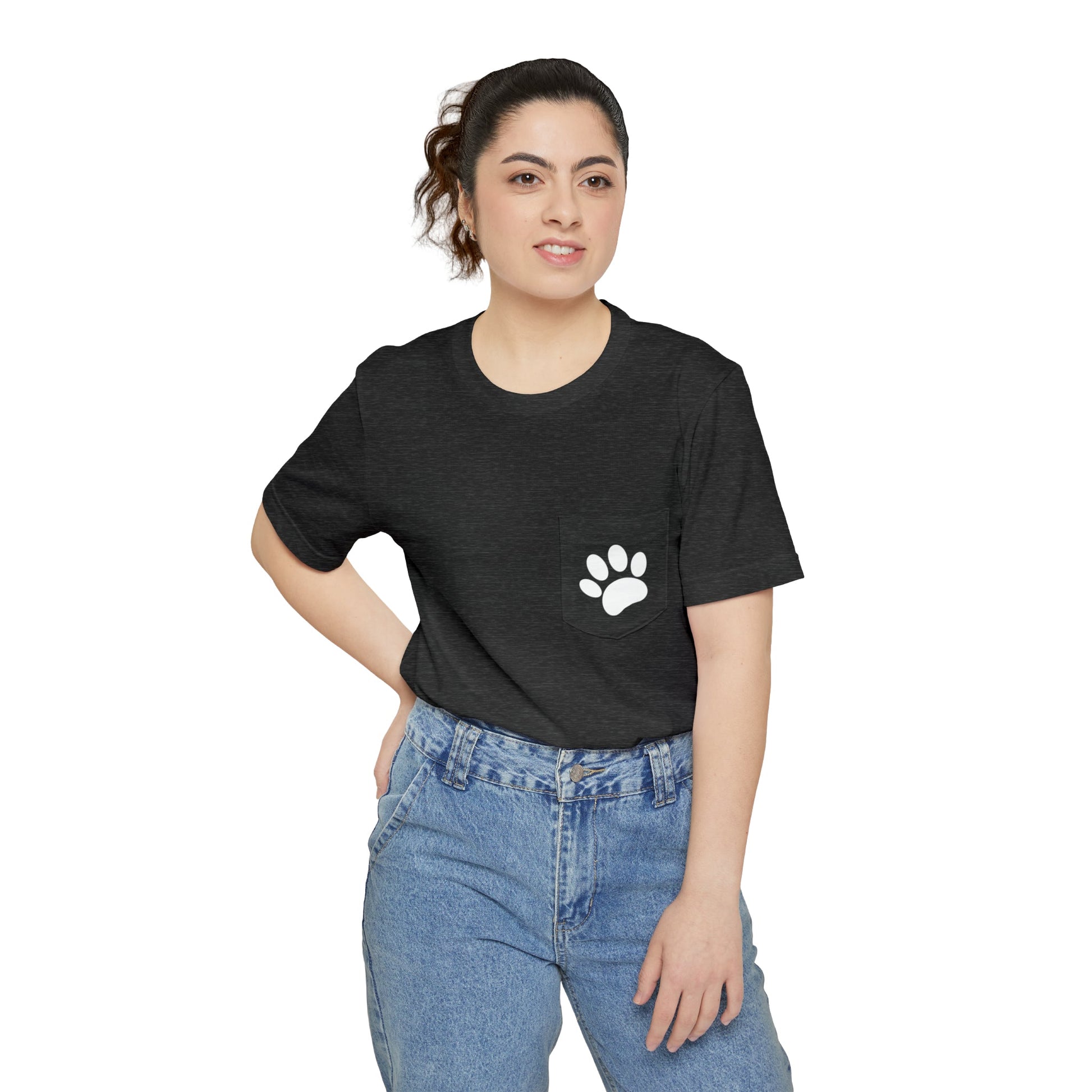 Support Your Local Animal Shelter | Pocket T-shirt - Detezi Designs-17312035957702421038