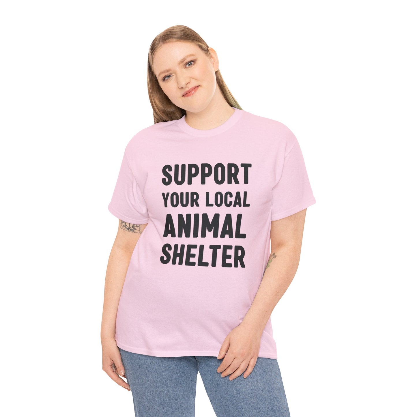 Support Your Local Animal Shelter | Text Tees - Detezi Designs-33578858021926766856