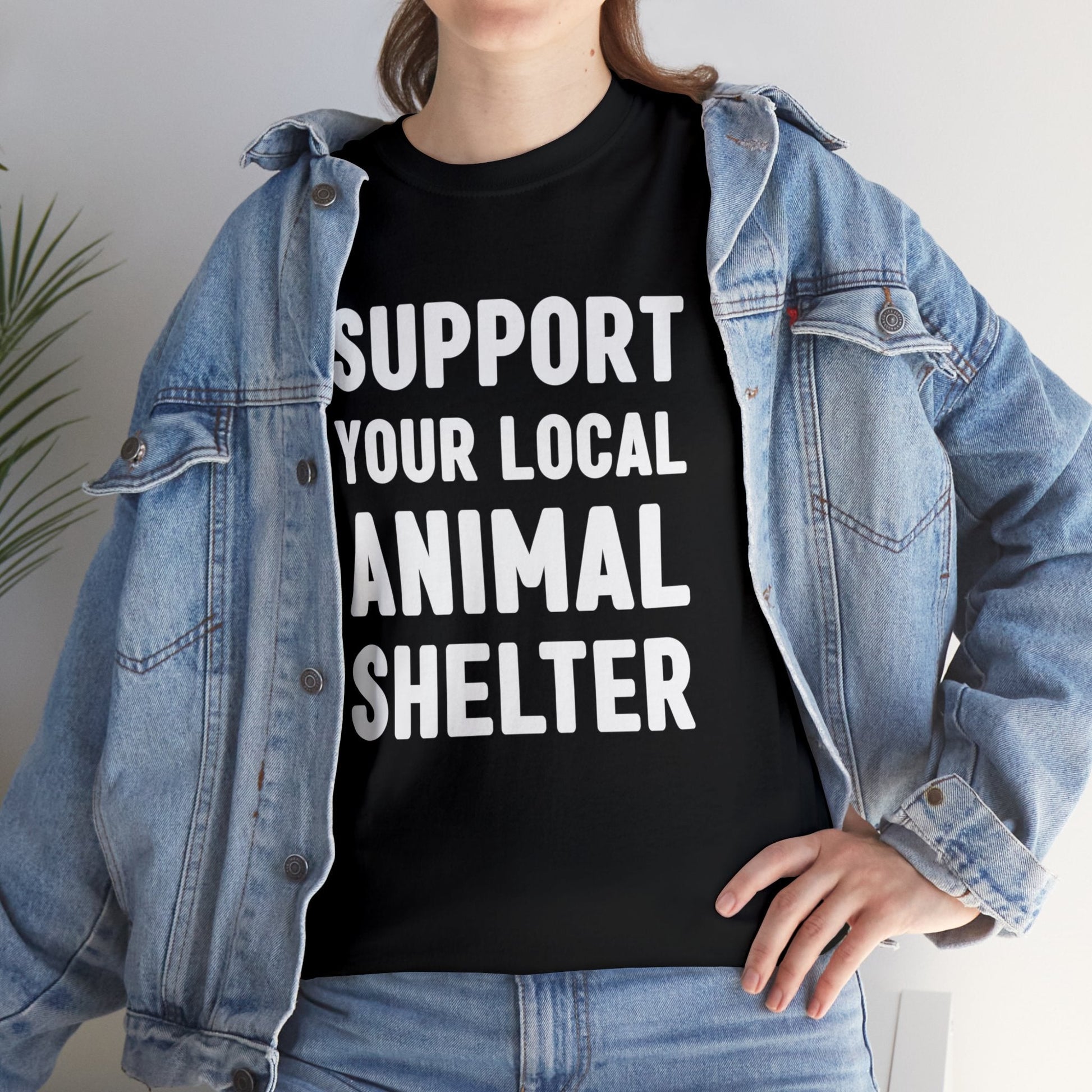 Support Your Local Animal Shelter | Text Tees - Detezi Designs-33578858021926766856