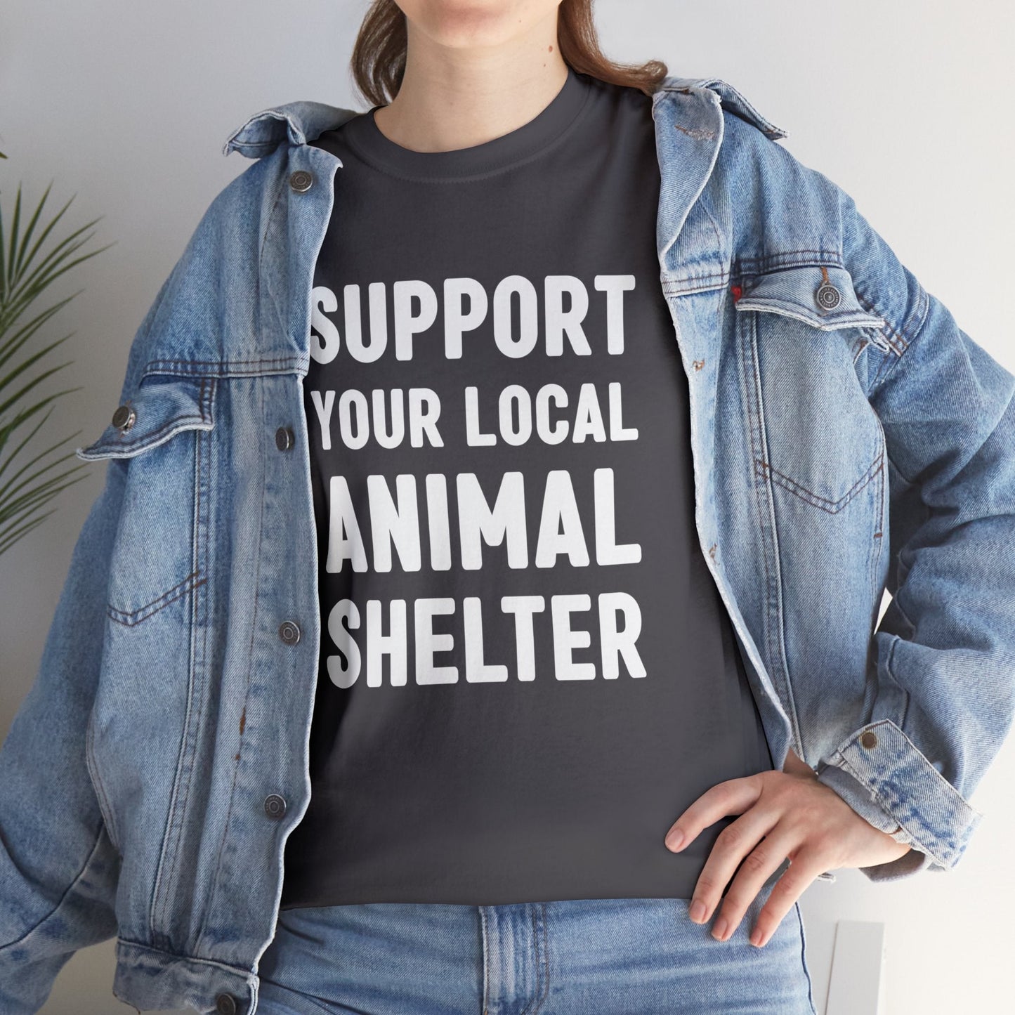 Support Your Local Animal Shelter | Text Tees - Detezi Designs-33578858021926766856