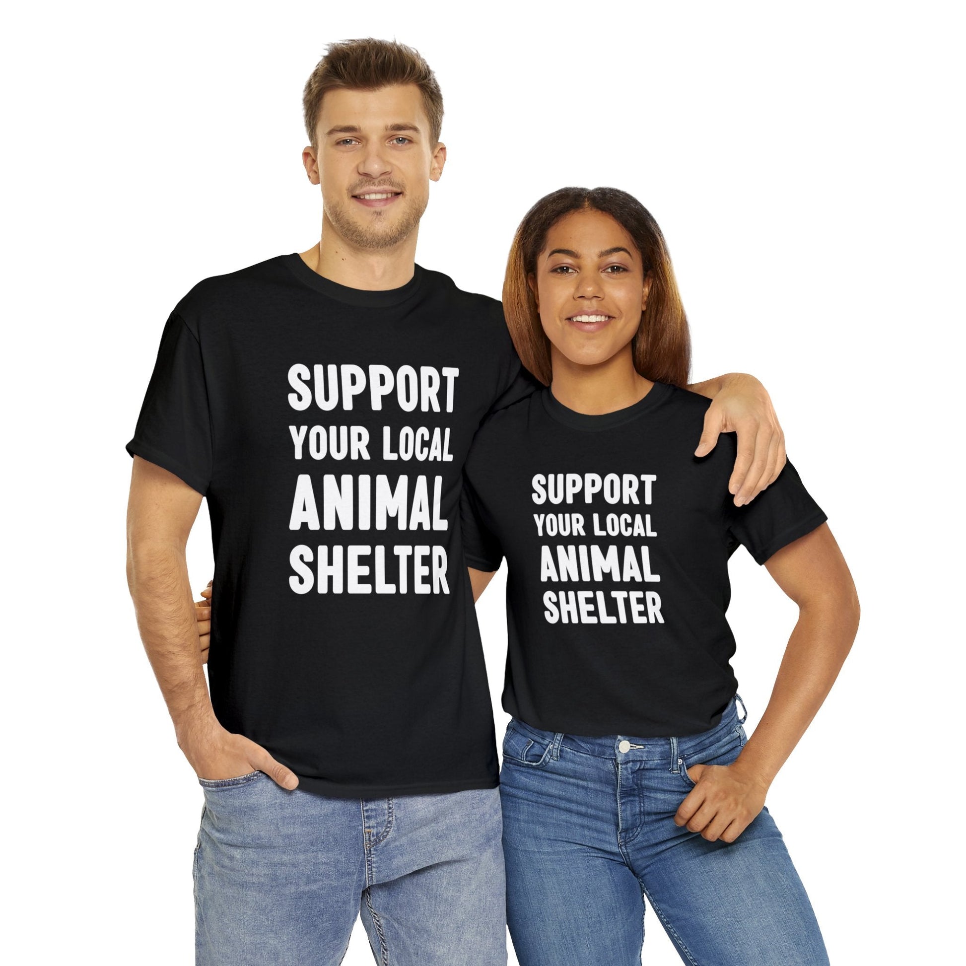 Support Your Local Animal Shelter | Text Tees - Detezi Designs-33578858021926766856