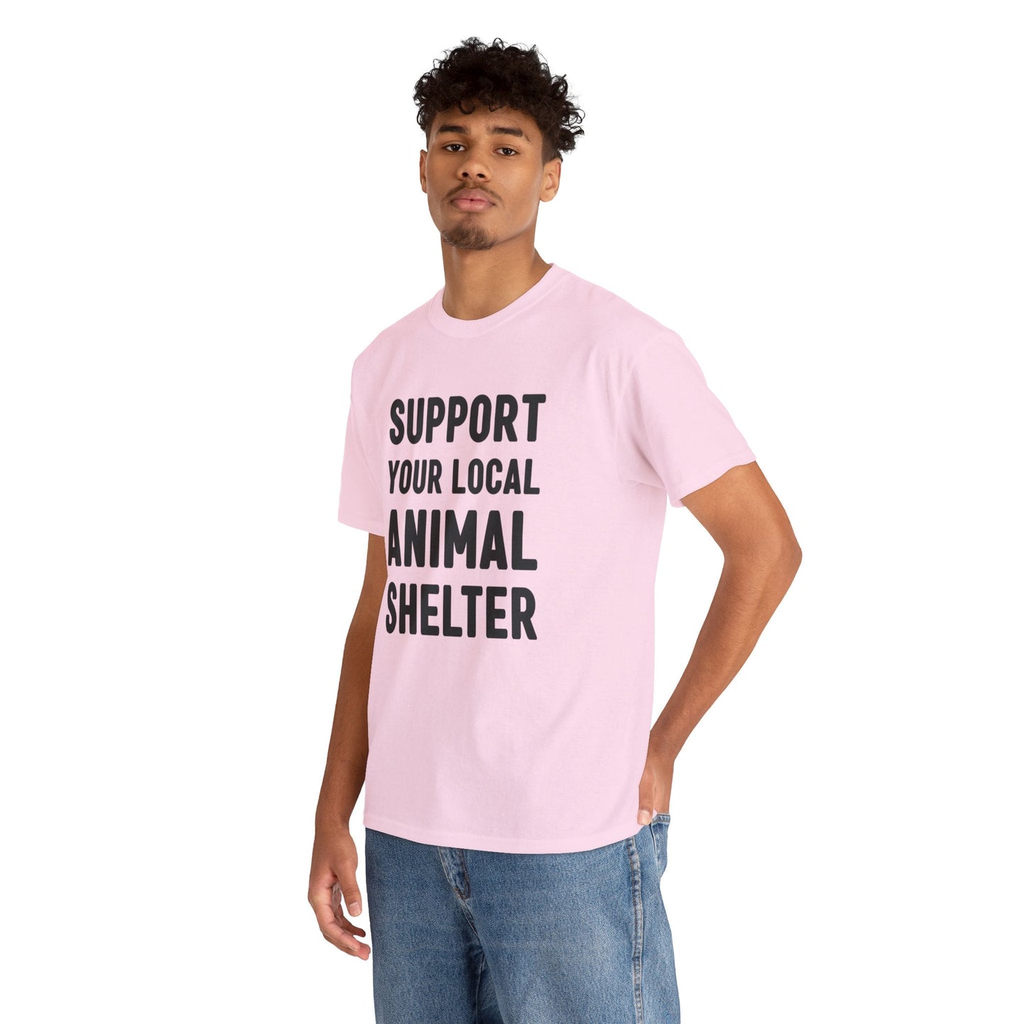 Support Your Local Animal Shelter | Text Tees - Detezi Designs-33578858021926766856