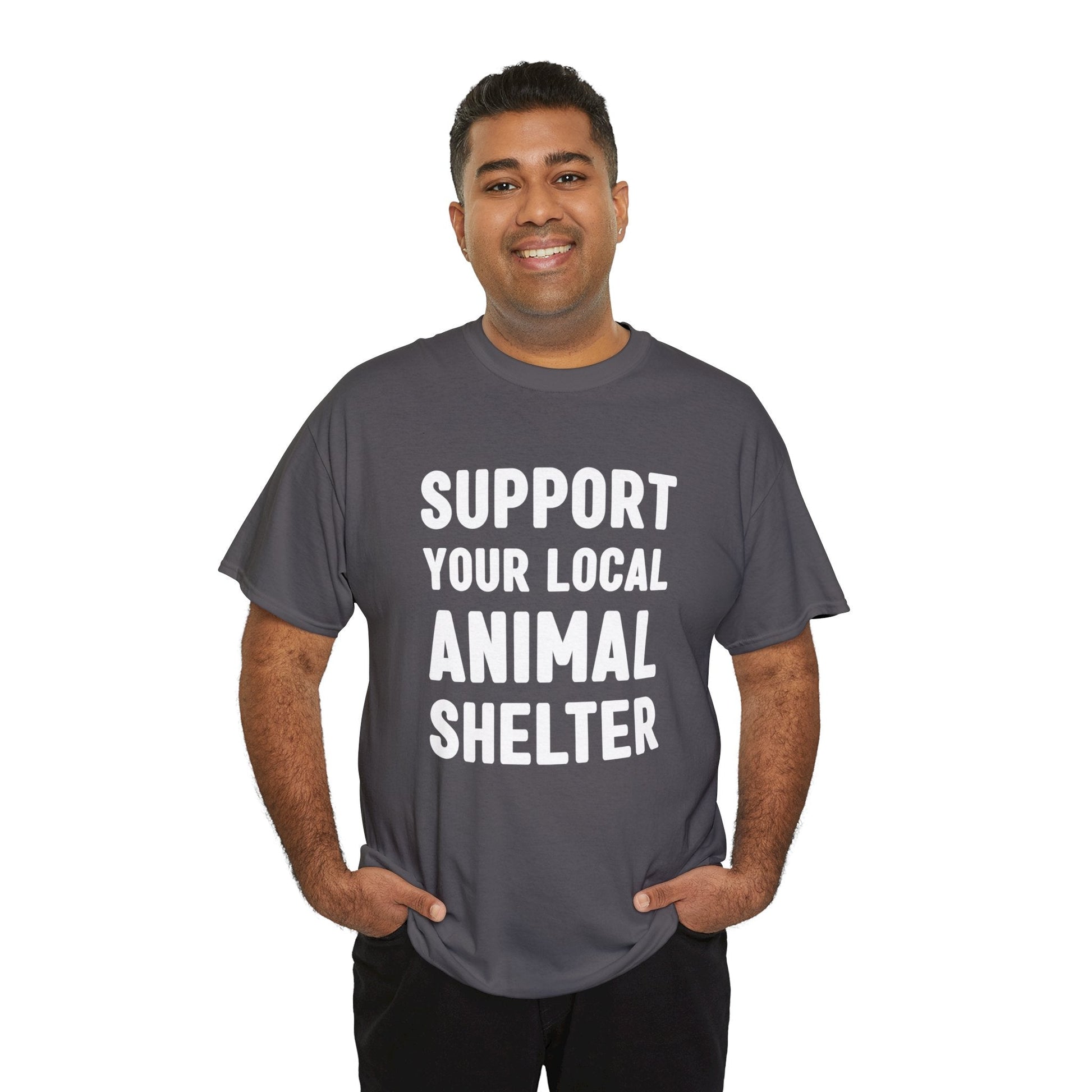 Support Your Local Animal Shelter | Text Tees - Detezi Designs-33578858021926766856