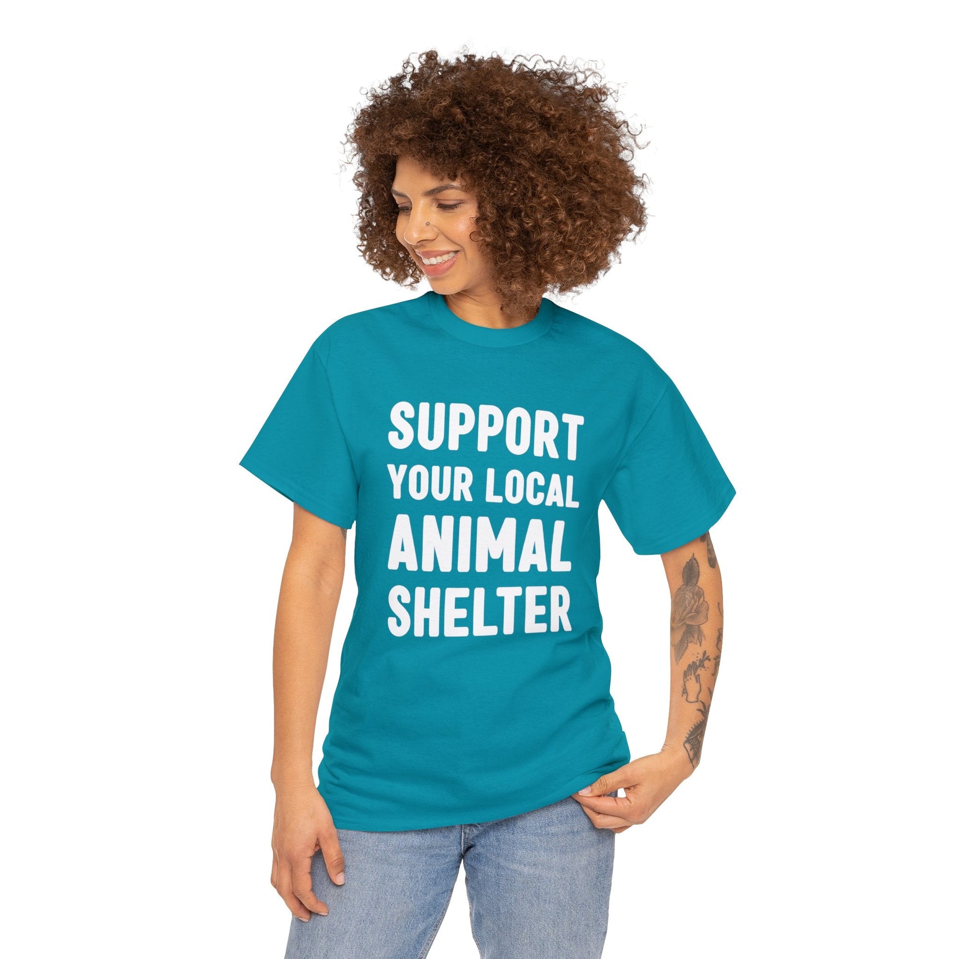 Support Your Local Animal Shelter | Text Tees - Detezi Designs-33578858021926766856