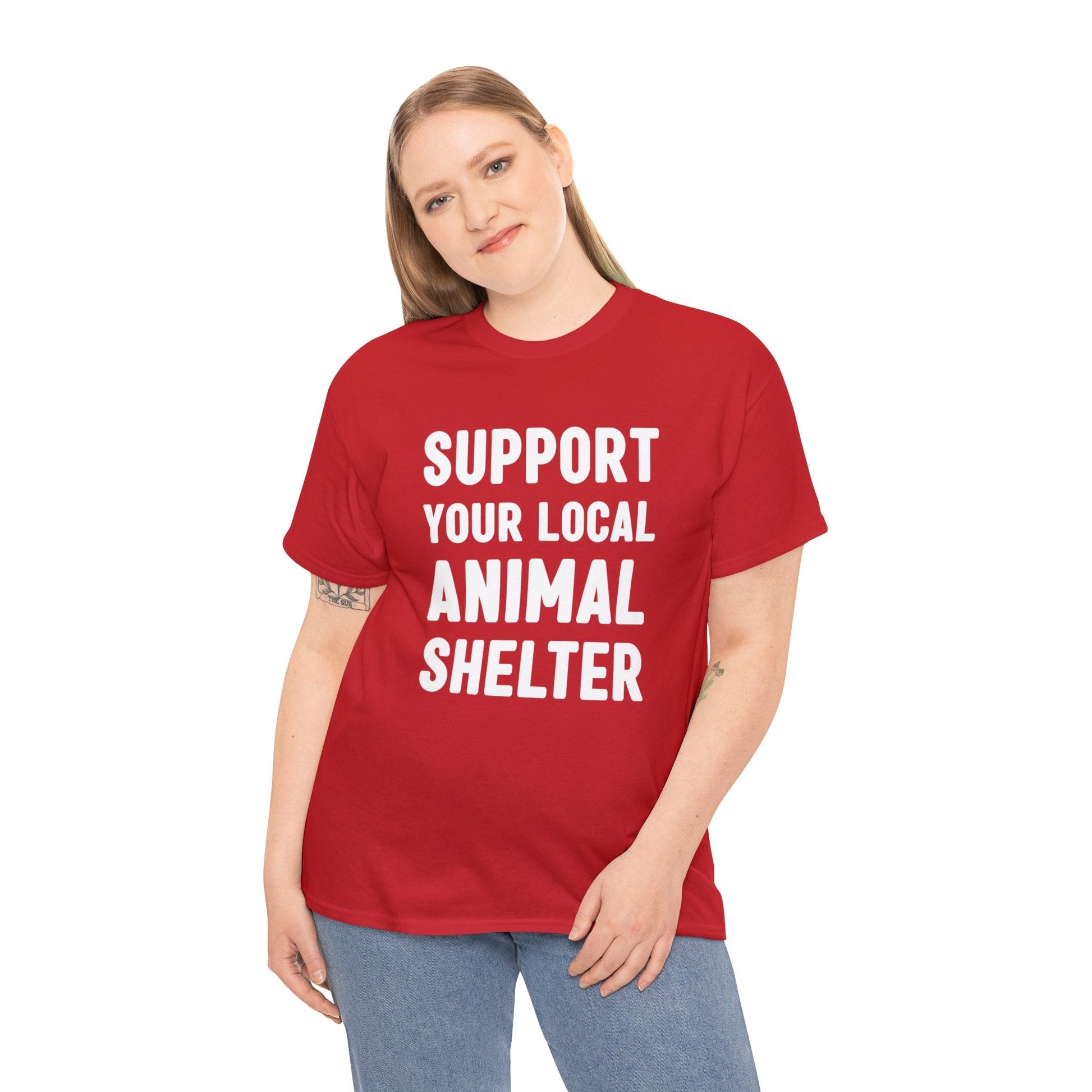 Support Your Local Animal Shelter | Text Tees - Detezi Designs-33578858021926766856