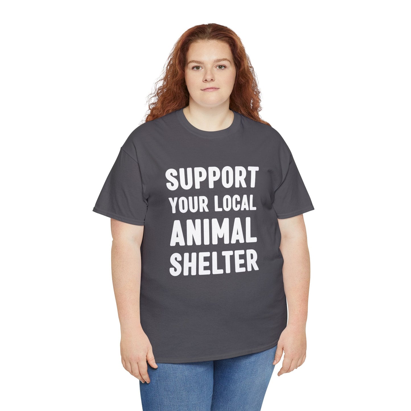 Support Your Local Animal Shelter | Text Tees - Detezi Designs-33578858021926766856