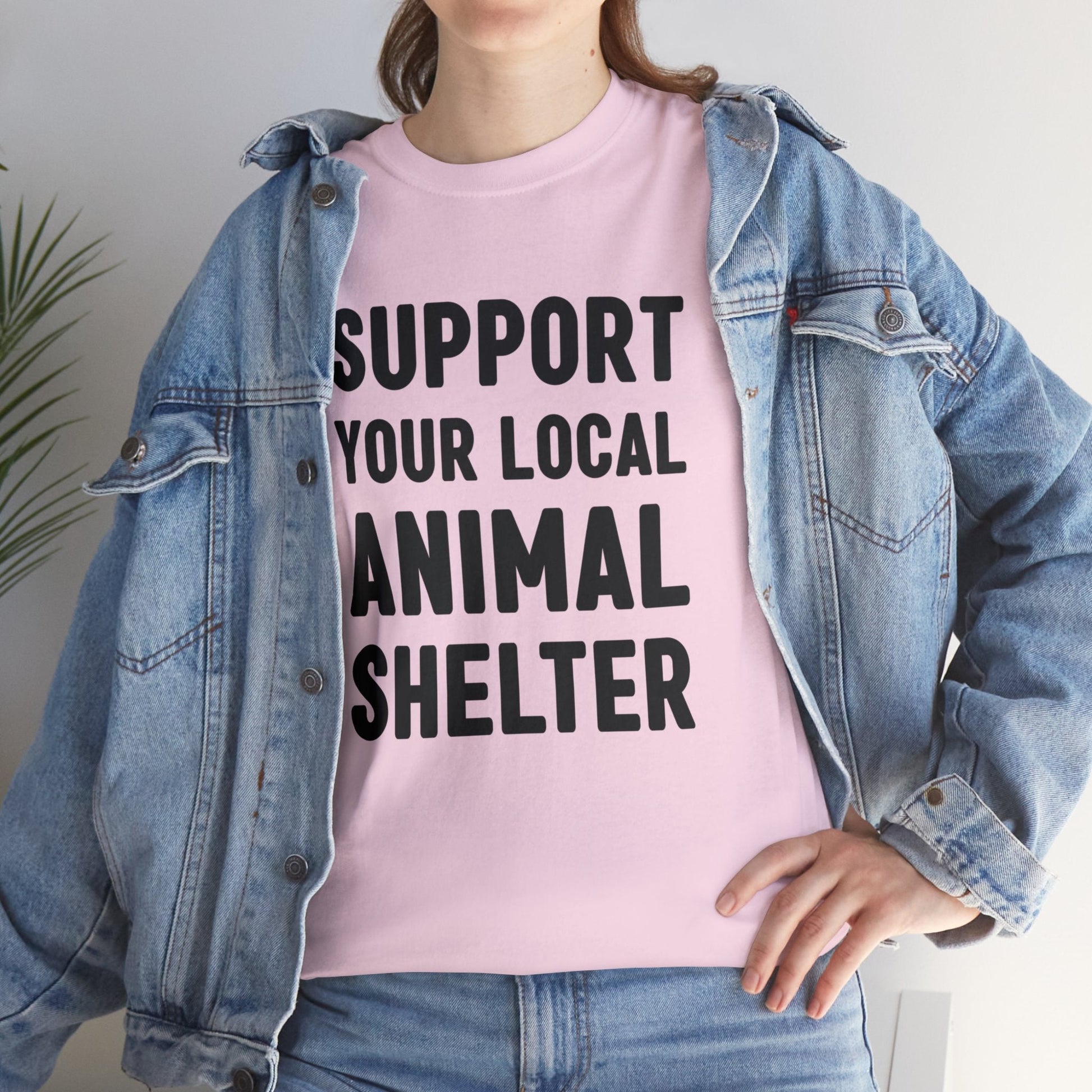 Support Your Local Animal Shelter | Text Tees - Detezi Designs-33578858021926766856